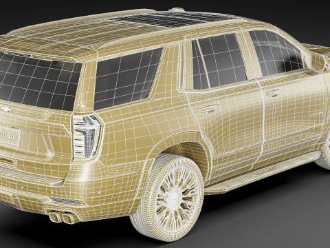 Tahoe High Country SUV 2025 3D Model