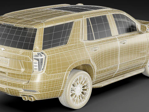 Tahoe High Country SUV 2025 3D Model