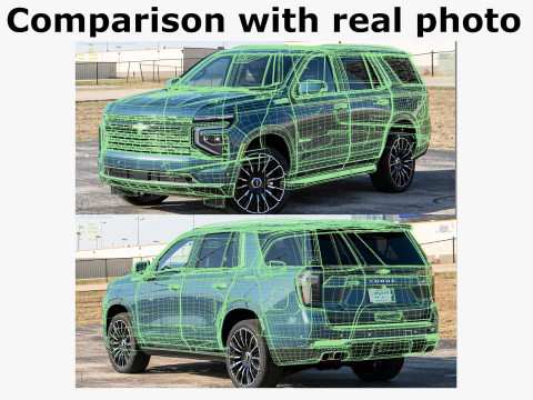Tahoe High Country SUV 2025 3D Model