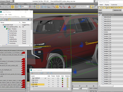 Tahoe High Country SUV 2025 3D Model