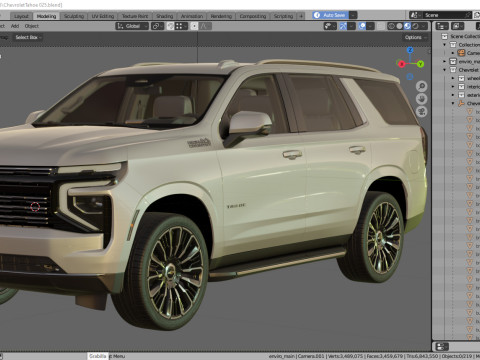 Tahoe High Country SUV 2025 3D Model