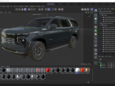 Tahoe High Country SUV 2025 3D Model