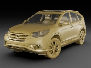 honda crv 2012 3D Model