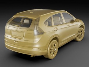 honda crv 2012 3D Model