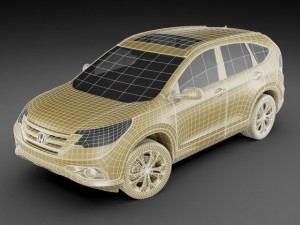 honda crv 2012 3D Model