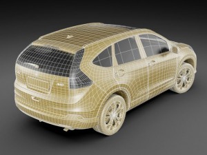 honda crv 2012 3D Model