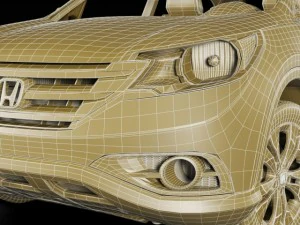 honda crv 2012 3D Model