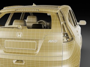 honda crv 2012 3D Model