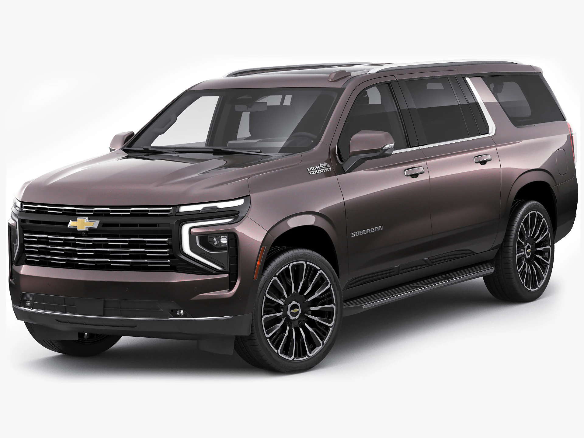 Suburban High Country SUV 2025 3D Model .c4d .max .obj .3ds .fbx .stl .blend 