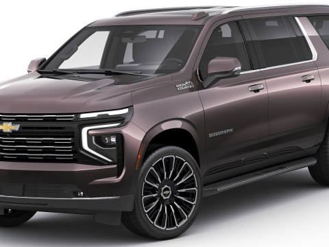 Suburban High Country SUV 2025 3D 모델