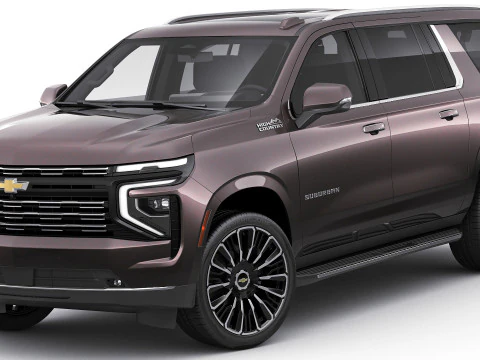 Suburban High Country SUV 2025 3D Model