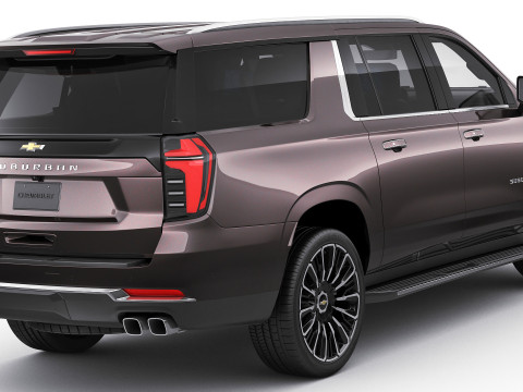 Suburban High Country SUV 2025 3D 모델
