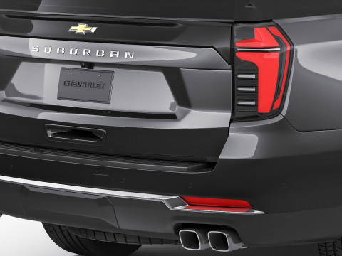 Suburban High Country SUV 2025 3D 모델