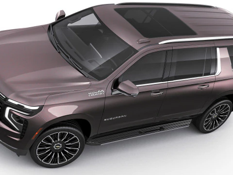Suburban High Country SUV 2025 3D Model