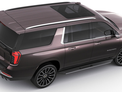 Suburban High Country SUV 2025 3D 모델