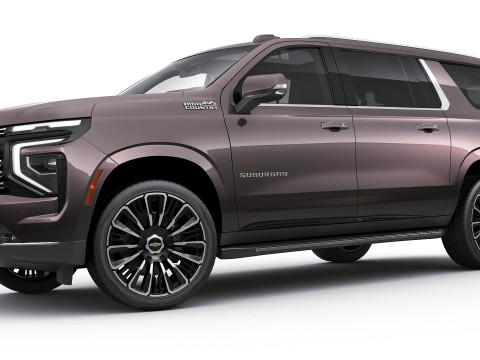 Suburban High Country SUV 2025 3D 모델