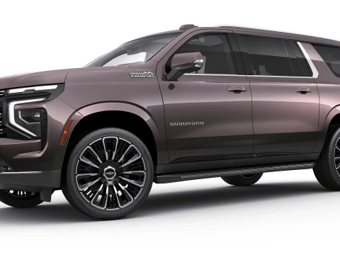 Suburban High Country SUV 2025 3D Model