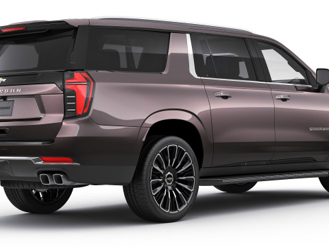 Suburban High Country SUV 2025 3D 모델