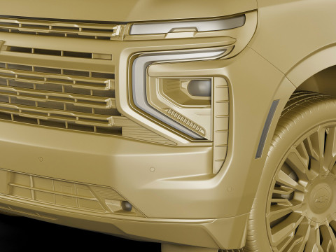 Suburban High Country SUV 2025 3D 모델