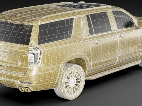 Suburban High Country SUV 2025 3D Model