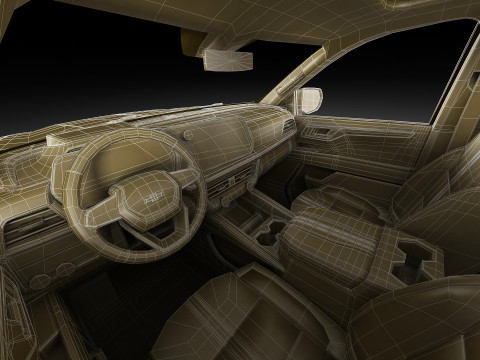 Suburban High Country SUV 2025 3D 모델