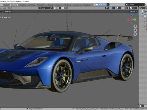 Maserati GT2 Stradale 2025 Modelo 3D
