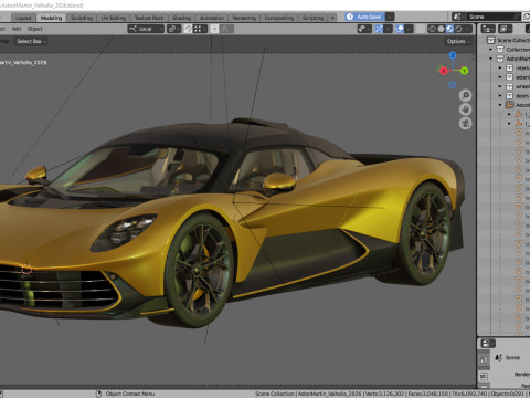 Aston Martin Valhalla 2026 Modelo 3D