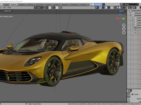 Aston Martin Valhalla 2026 Modelo 3D