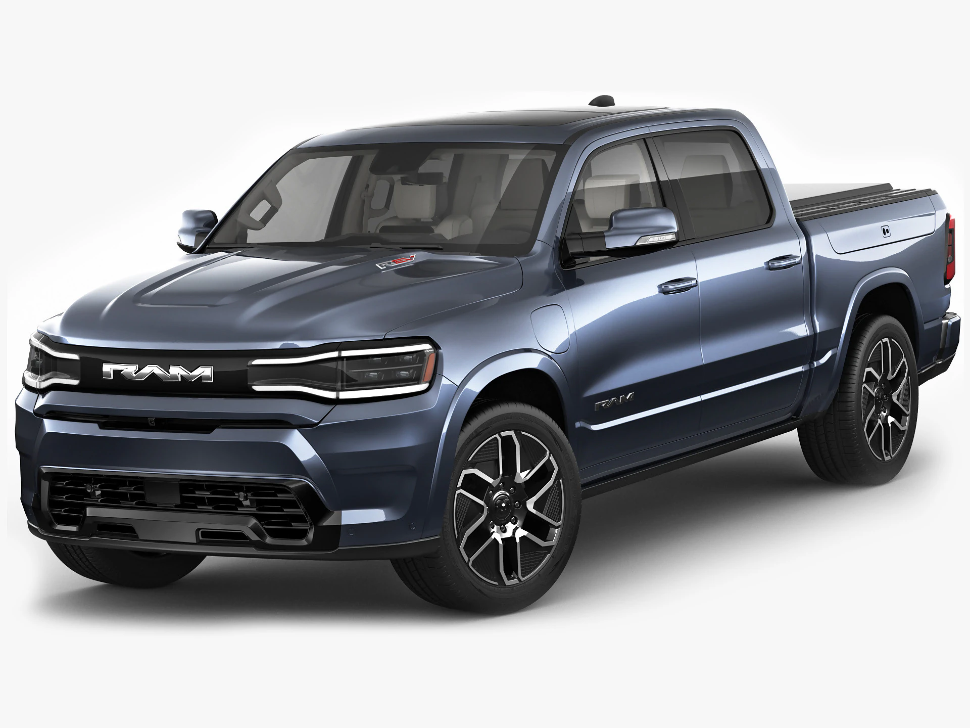 RAM 1500 REV 2025 Tungsten 3D Model .c4d .max .obj .3ds .fbx .stl .blend 