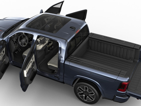 RAM 1500 REV 2025 Tungsten 3D Model