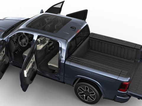 RAM 1500 REV 2025 Tungsten 3D Model