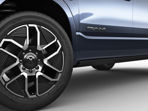 RAM 1500 REV 2025 Tungsten 3D Model