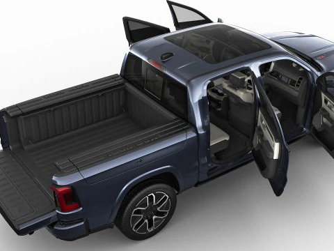 RAM 1500 REV 2025 Tungsten 3D Model