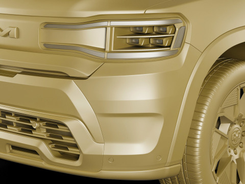 RAM 1500 REV 2025 Tungsten 3D Model