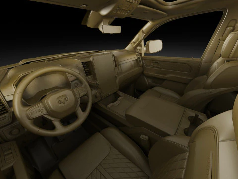 RAM 1500 REV 2025 Tungsten 3D Model