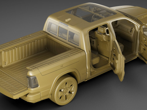 RAM 1500 REV 2025 Tungsten 3D Model