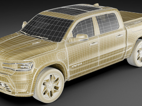 RAM 1500 REV 2025 Tungsten 3D Model