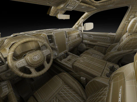 RAM 1500 REV 2025 Tungsten 3D Model