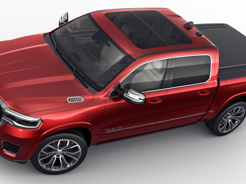 RAM 1500 2025 Tungsten 3D Model