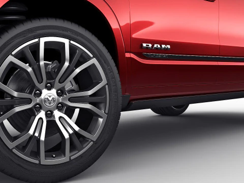 RAM 1500 2025 Tungsten 3D Model