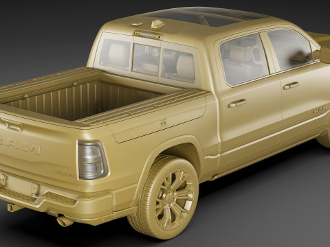 RAM 1500 2025 Tungsten 3D Model