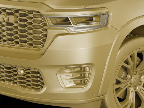RAM 1500 2025 Tungsten 3D Model