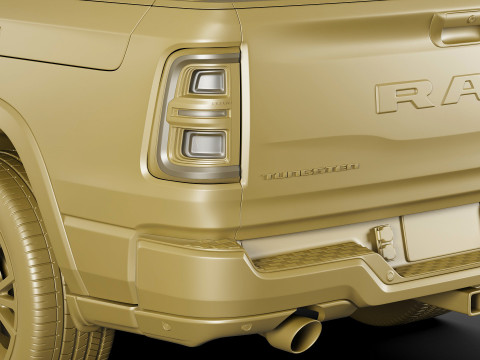 RAM 1500 2025 Tungsten 3D Model