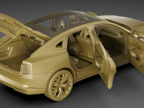 Volvo ES90 2026 Modelo 3D