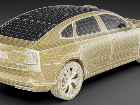 Volvo ES90 2026 Modelo 3D
