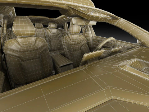 Volvo ES90 2026 3D Model