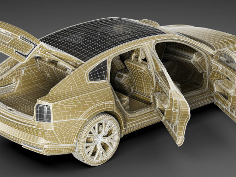 Volvo ES90 2026 Modelo 3D