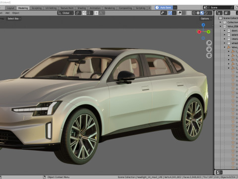 Volvo ES90 2026 Modelo 3D