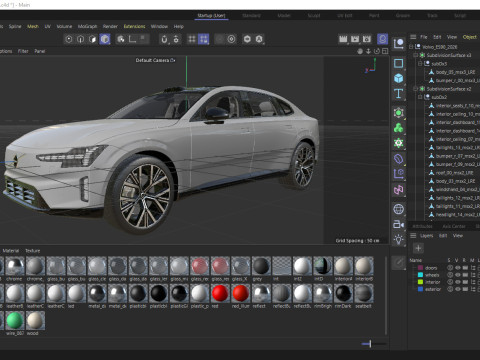 Volvo ES90 2026 Modelo 3D