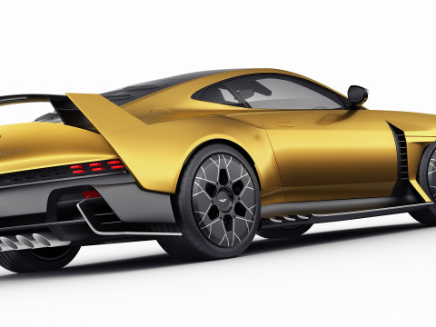 Aston Martin Valiant 2025 Modelo 3D